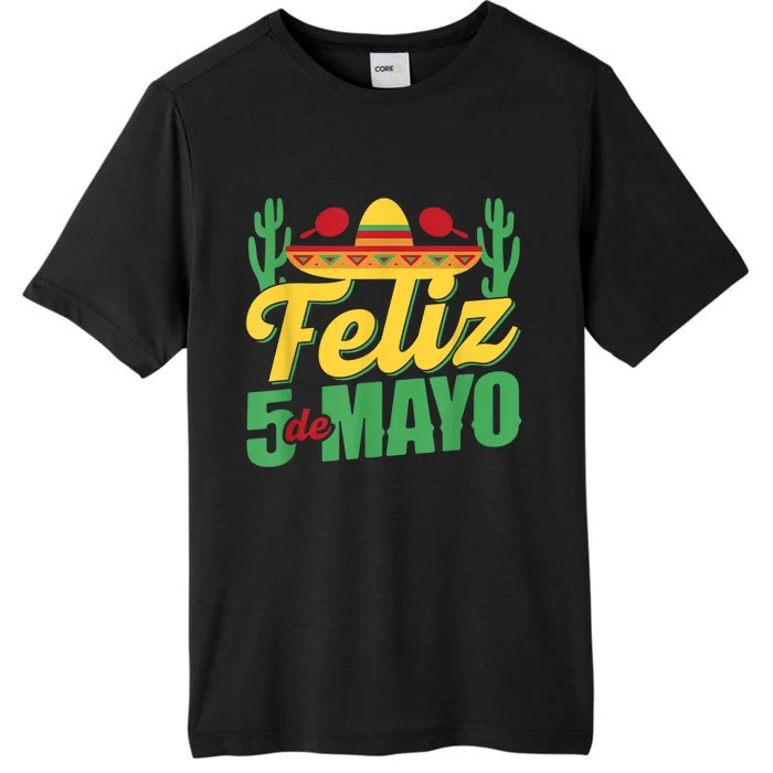 Feliz 5 De Mayo Mexico Cinco De Mayo Mexican Fiesta Party ChromaSoft Performance T-Shirt