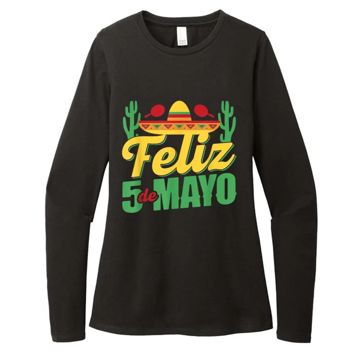 Feliz 5 De Mayo Mexico Cinco De Mayo Mexican Fiesta Party Womens CVC Long Sleeve Shirt