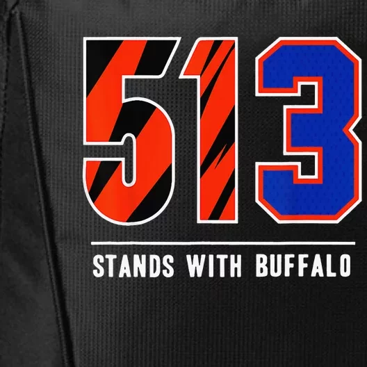 funny 513 Stands With Buffalo we love Damar 3 City Backpack