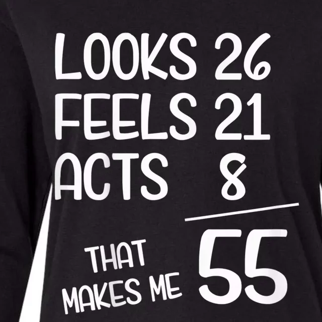 Funny 55 Year Old 55th Birthday Born In 1968 Womens Cotton Relaxed Long Sleeve T-Shirt