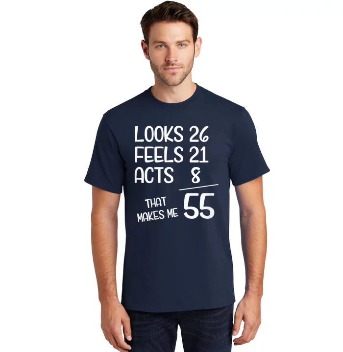 Funny 55 Year Old 55th Birthday Born In 1968 Tall T-Shirt