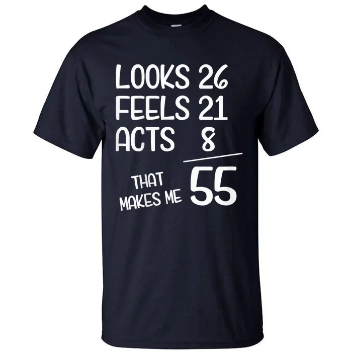 Funny 55 Year Old 55th Birthday Born In 1968 Tall T-Shirt