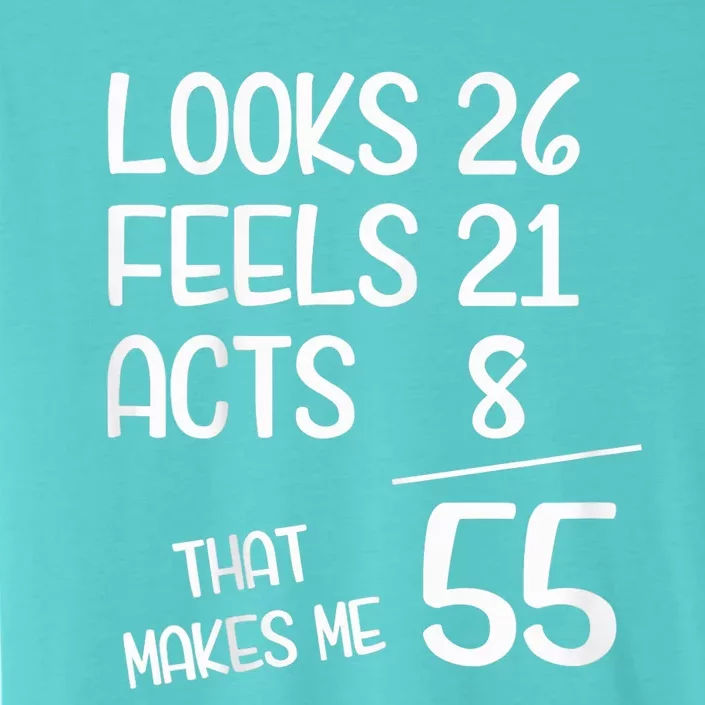 Funny 55 Year Old 55th Birthday Born In 1968 ChromaSoft Performance T-Shirt