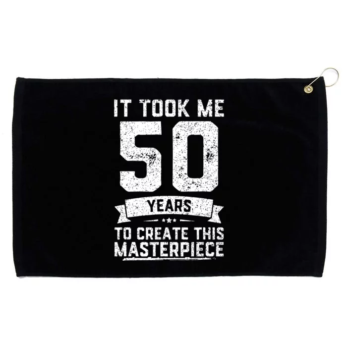 Funny 50 Years Old Joke 50th Birthday Gag Gift Grommeted Golf Towel