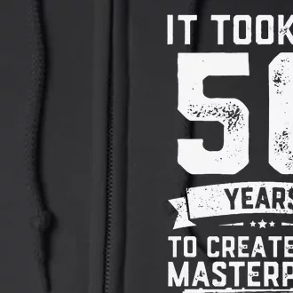 Funny 50 Years Old Joke 50th Birthday Gag Gift Idea Full Zip Hoodie