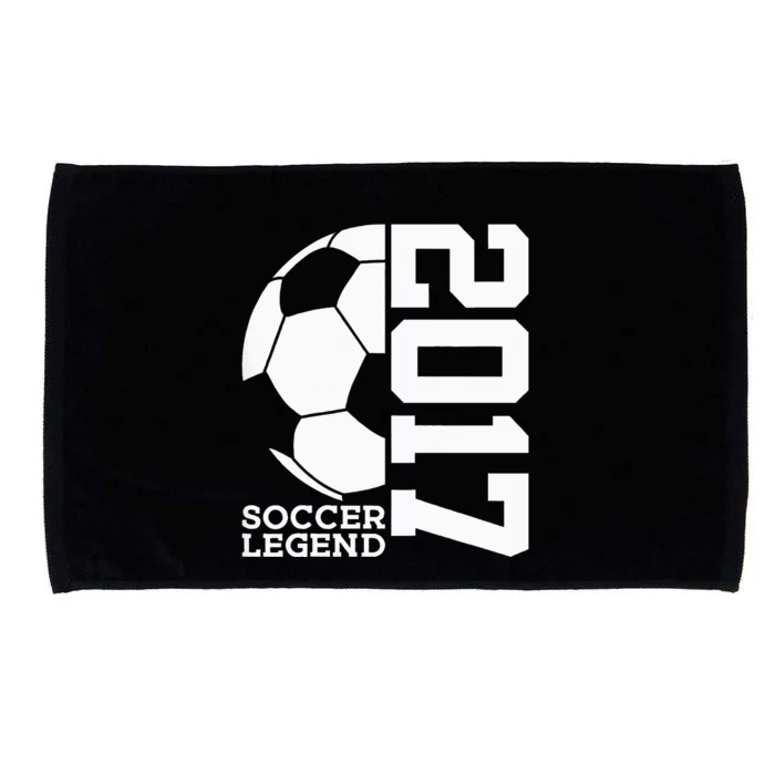 Football 6th Birthday Soccer Legend 2017 Microfiber Hand Towel