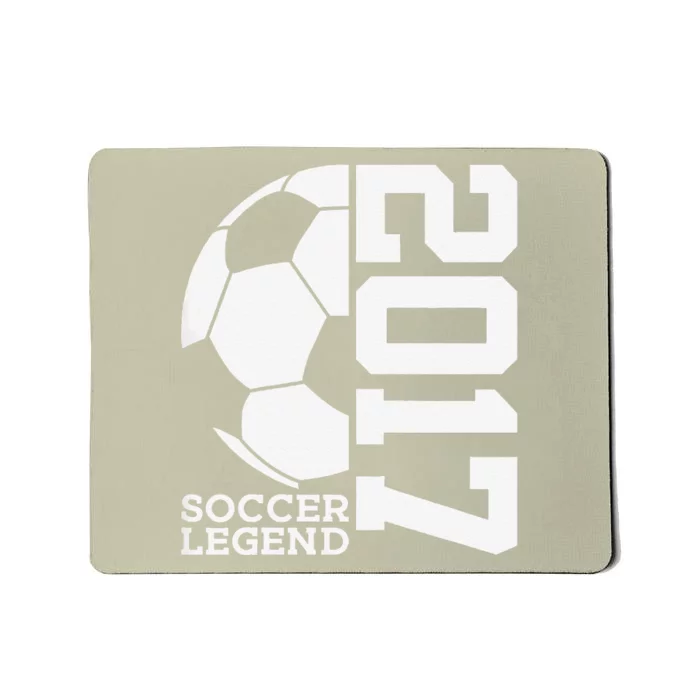 Football 6th Birthday Soccer Legend 2017 Mousepad