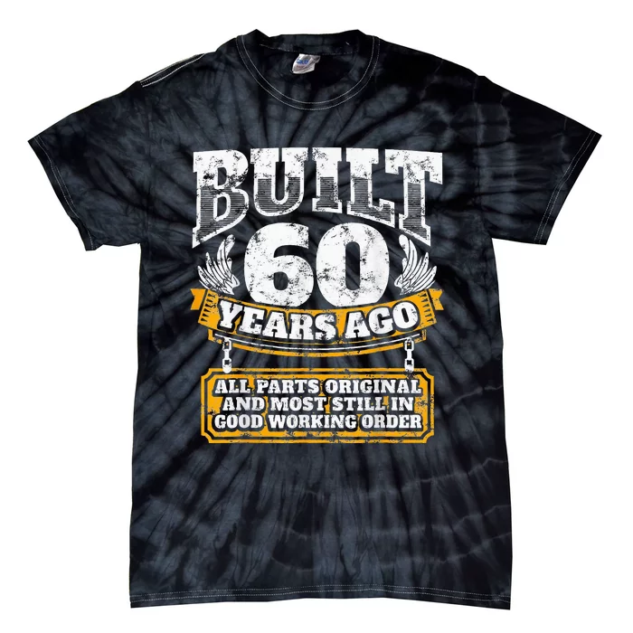 Funny 60th Birthday Bday Gift Saying Age 60 Year Joke Tie-Dye T-Shirt