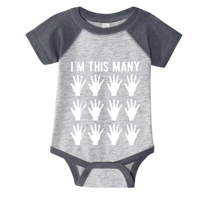 Funny 60th Birthday Shirt | Gift For 60 Year Old | This Many Infant Baby Jersey Bodysuit