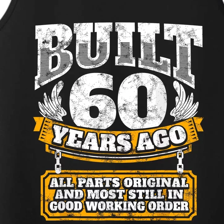 Funny 60th Birthday Bday Gift Saying Age 60 Year Joke Performance Tank