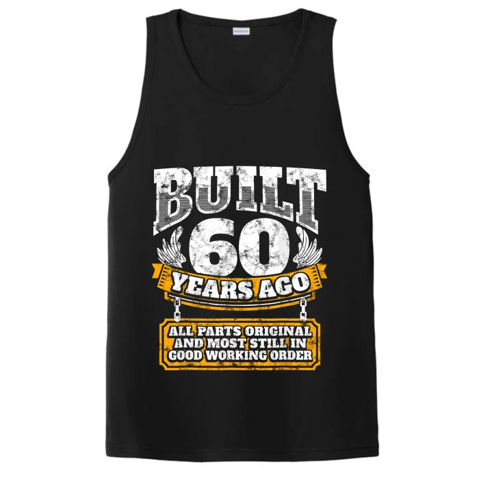 Funny 60th Birthday Bday Gift Saying Age 60 Year Joke Performance Tank