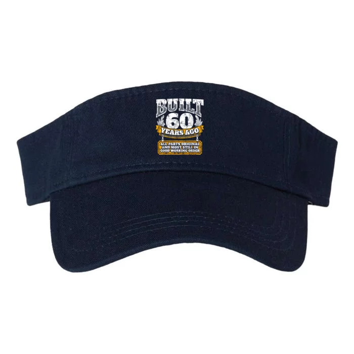 Funny 60th Birthday Bday Gift Saying Age 60 Year Joke Valucap Bio-Washed Visor