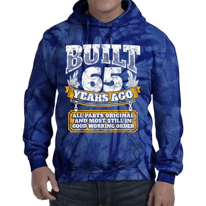 Funny 65th Birthday Shirt B-Day Gift Saying Age 65 Year Joke Tie Dye Hoodie