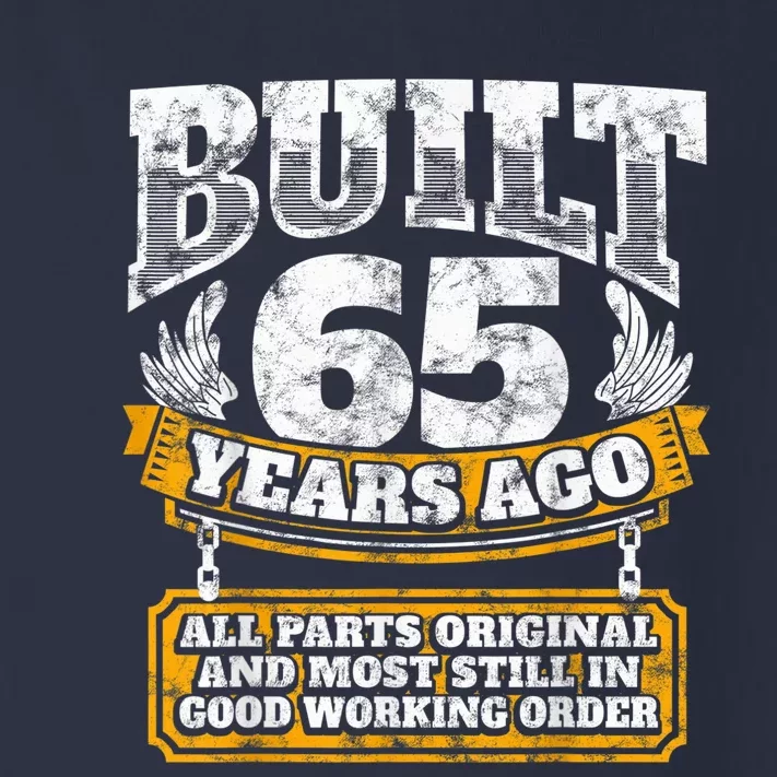 Funny 65th Birthday Shirt B-Day Gift Saying Age 65 Year Joke Toddler Long Sleeve Shirt