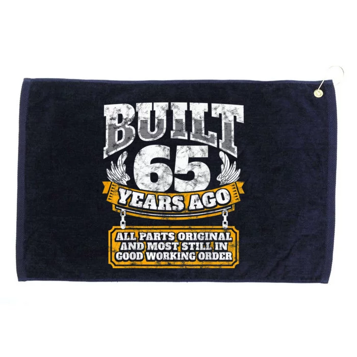 Funny 65th Birthday Shirt B-Day Gift Saying Age 65 Year Joke Grommeted Golf Towel