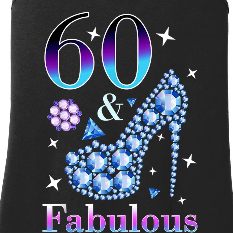 Fun 60th Birthday Fabulous Lady Gift Design Ladies Essential Tank