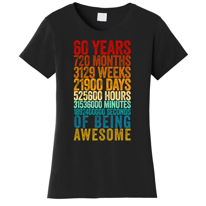 Funny 60th Birthday Old Meter Funny 60 Year Old Gifts Women's T-Shirt