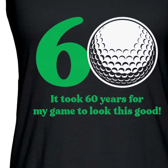 Funny 60 Year Old Golfer Since 1962 60th Birthday Ladies Essential Flowy Tank