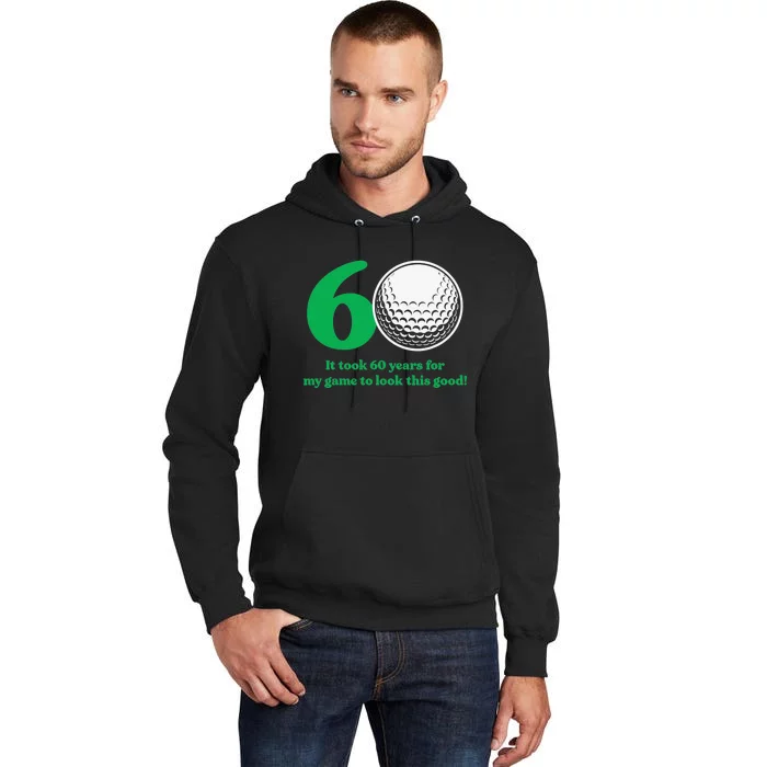 Funny 60 Year Old Golfer Since 1962 60th Birthday Tall Hoodie