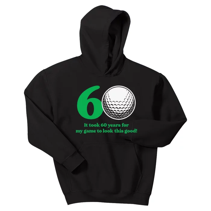 Funny 60 Year Old Golfer Since 1962 60th Birthday Kids Hoodie