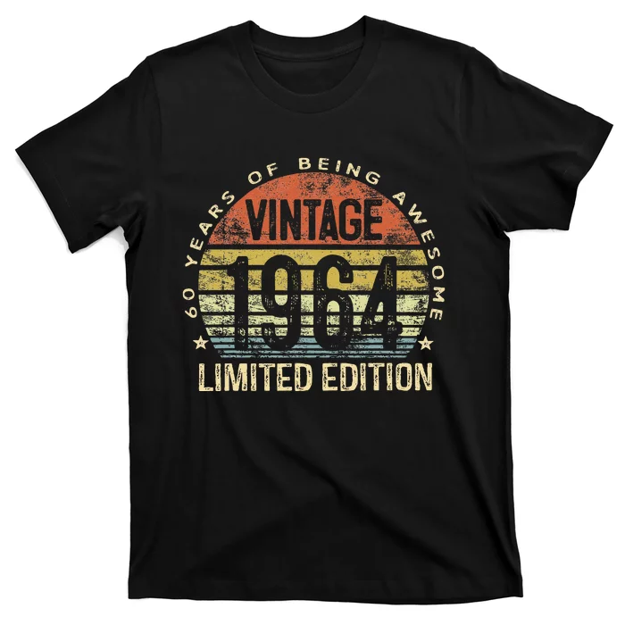 Funny 60 Year Old Gifts Vintage 1964 Limited Edition 60th Birthday T-Shirt