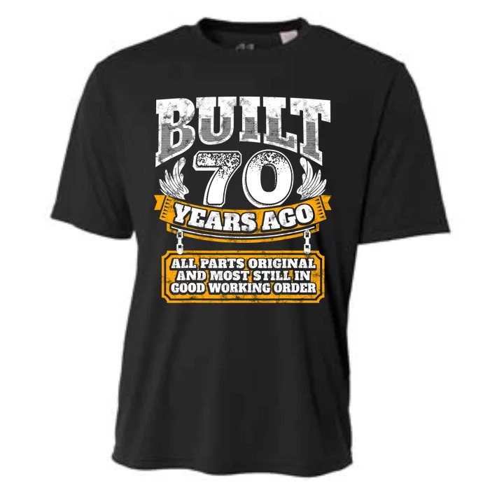 Funny 70th Birthday Gift BDay Gift Saying Age 70 Year Joke Cooling Performance Crew T-Shirt