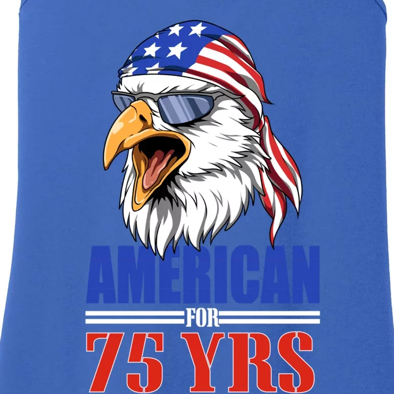 Funny 75th Birthday Gift Usa Eagle Patriotic Gift Cool Gift Ladies Essential Tank