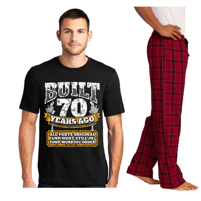 Funny 70th Birthday B Day Gift Saying Age 70 Year Joke Pajama Set