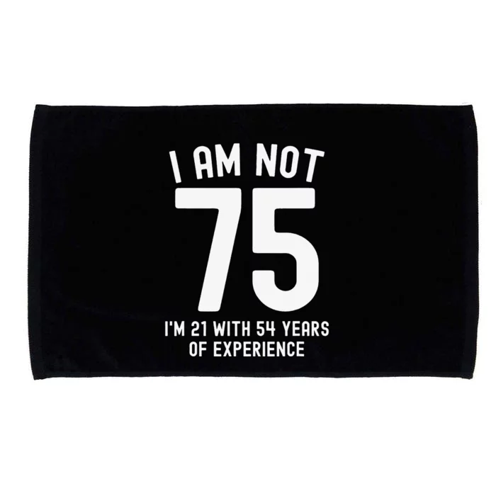 Funny 75th Birthday Vintage 75 Year Old Microfiber Hand Towel