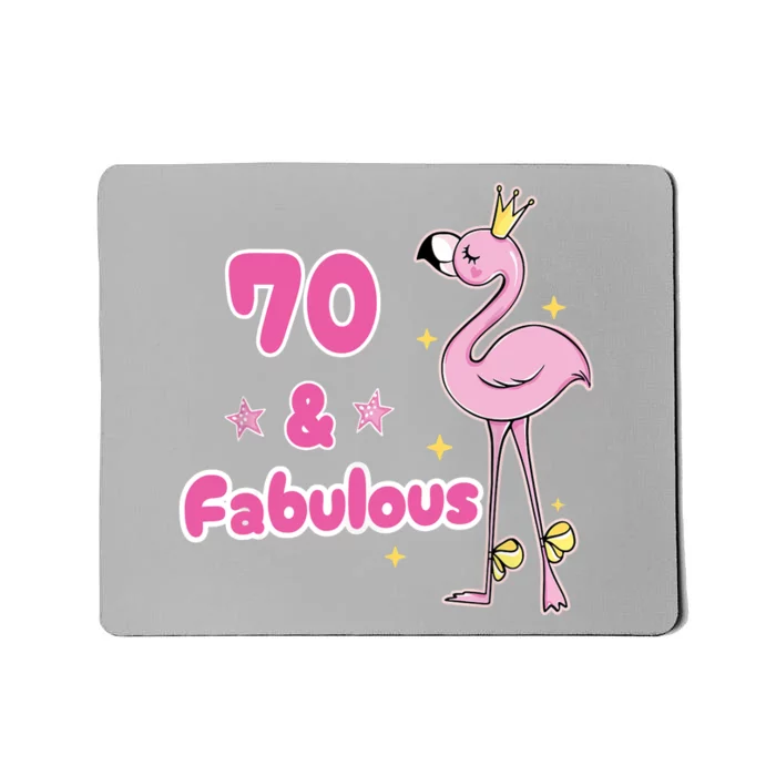 Funny 70th Bday Flamingo 1953 Birthday Gifts for Wo Mousepad