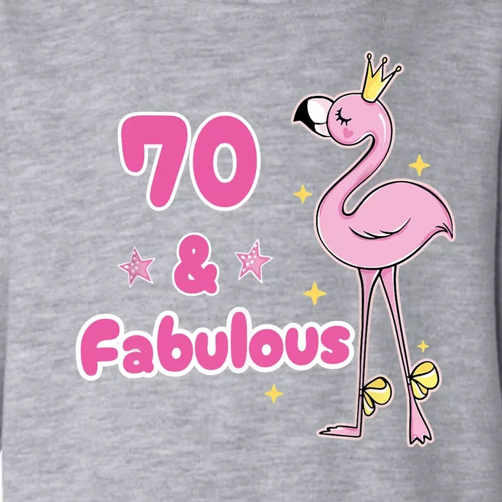 Funny 70th Bday Flamingo 1953 Birthday Gifts for Wo Toddler Hoodie