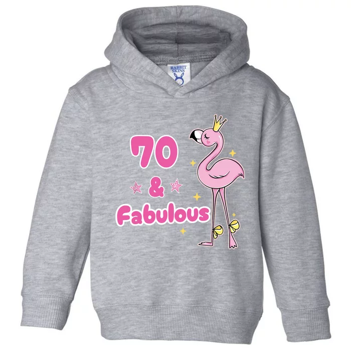 Funny 70th Bday Flamingo 1953 Birthday Gifts for Wo Toddler Hoodie