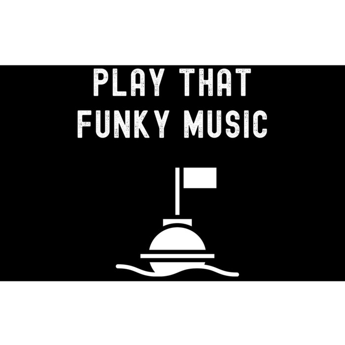 Funny 70s Retro Disco Play That Funky Music Bumper Sticker