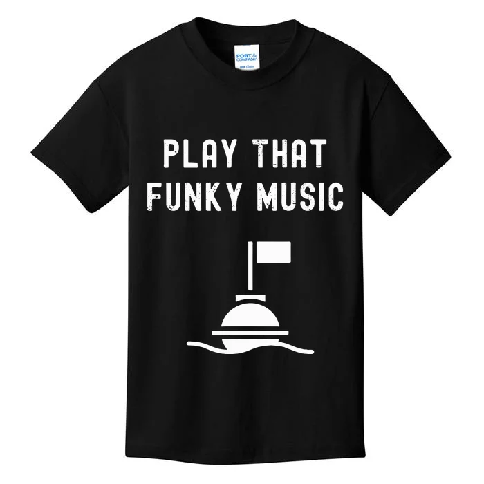 Funny 70s Retro Disco Play That Funky Music Kids T-Shirt