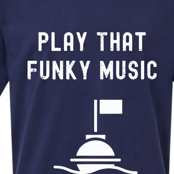 Funny 70s Retro Disco Play That Funky Music Sueded Cloud Jersey T-Shirt