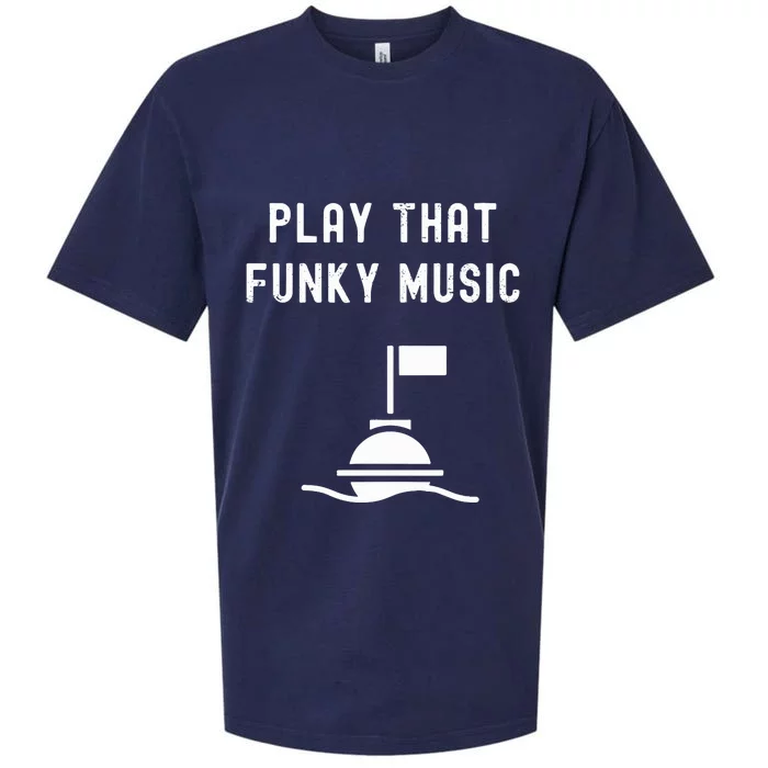 Funny 70s Retro Disco Play That Funky Music Sueded Cloud Jersey T-Shirt