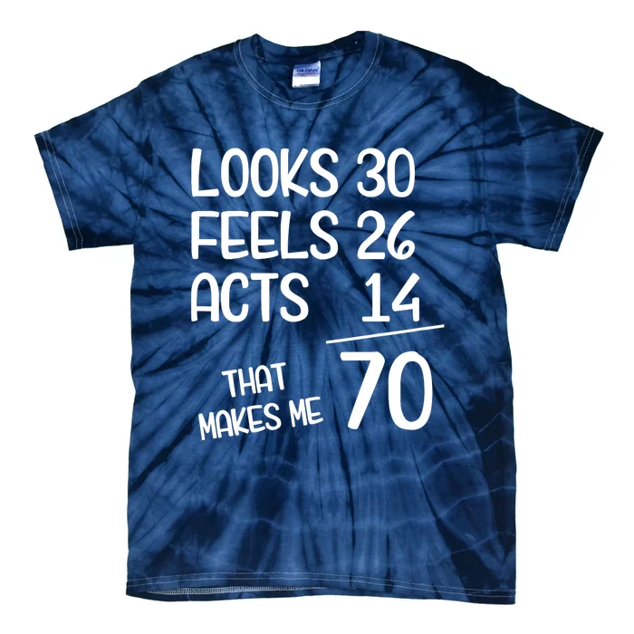 Funny 70 Year Old 70th Birthday Born In 1953 Tie-Dye T-Shirt