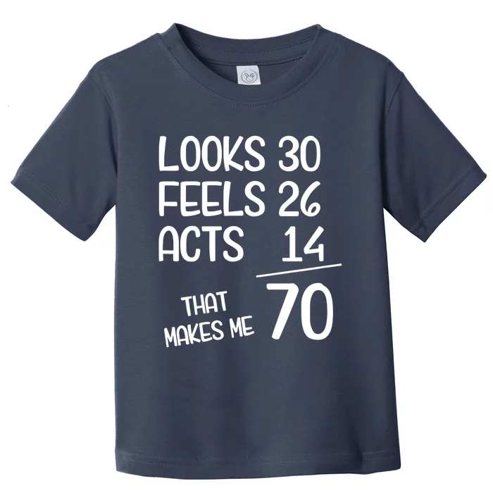 Funny 70 Year Old 70th Birthday Born In 1953 Toddler T-Shirt ...