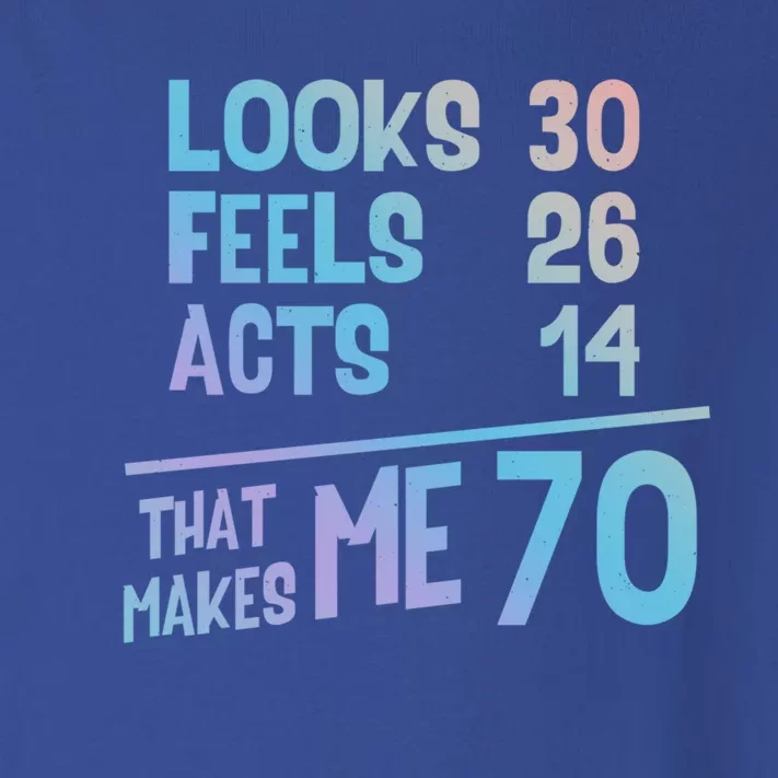 Funny 70 Year Old Joke Birthday Cute 70th Fabulous Humor Gift Toddler Long Sleeve Shirt