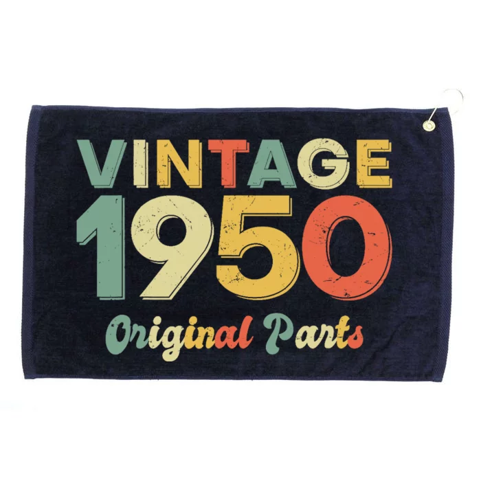 Funny 73 Years Old Born In 1950 Original Parts 73rd Birthday Grommeted Golf Towel