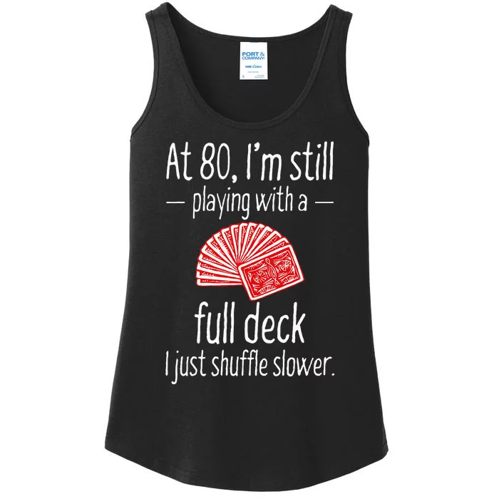 Funny 80th Birthday Gift 80 Year Old Cards Ladies Essential Tank