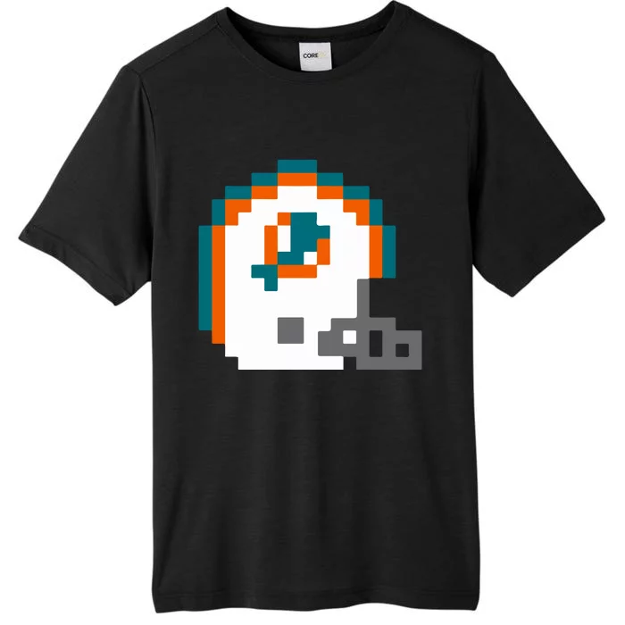 Funny 8 Bit Miami Helmet Gift For Dolphins Sport ChromaSoft Performance T-Shirt