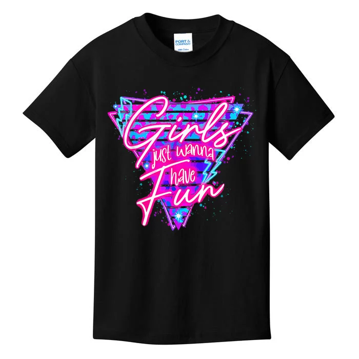 Funny 80s Just Wanna Have Fun 1980s Style Kids T-Shirt