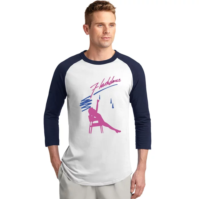 Flashdance 80s Movie Baseball Sleeve Shirt