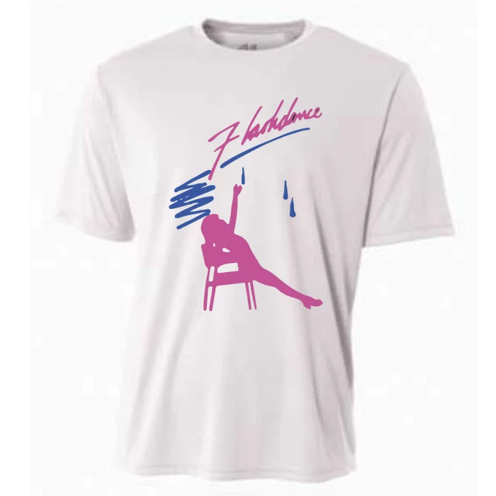 Flashdance 80s Movie Cooling Performance Crew T-Shirt