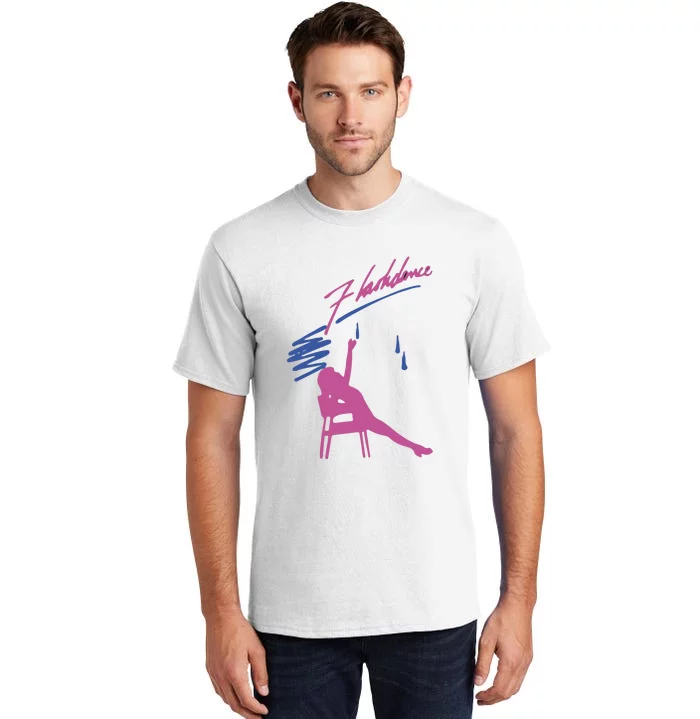 Flashdance 80s Movie Tall T-Shirt