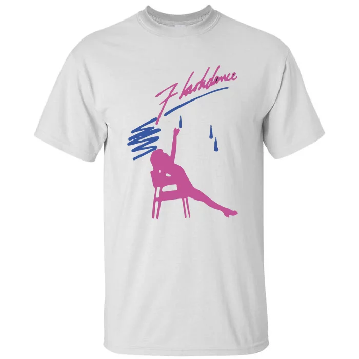 Flashdance 80s Movie Tall T-Shirt