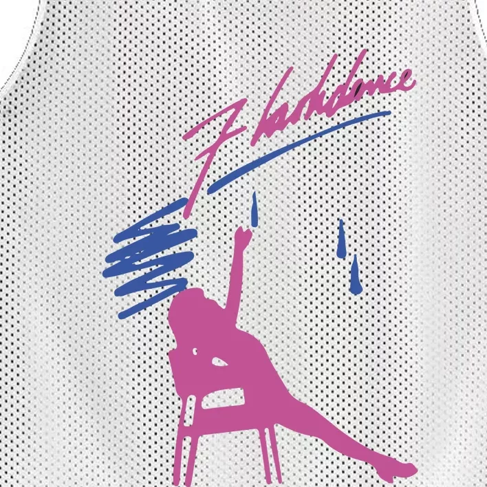 Flashdance 80s Movie Mesh Reversible Basketball Jersey Tank