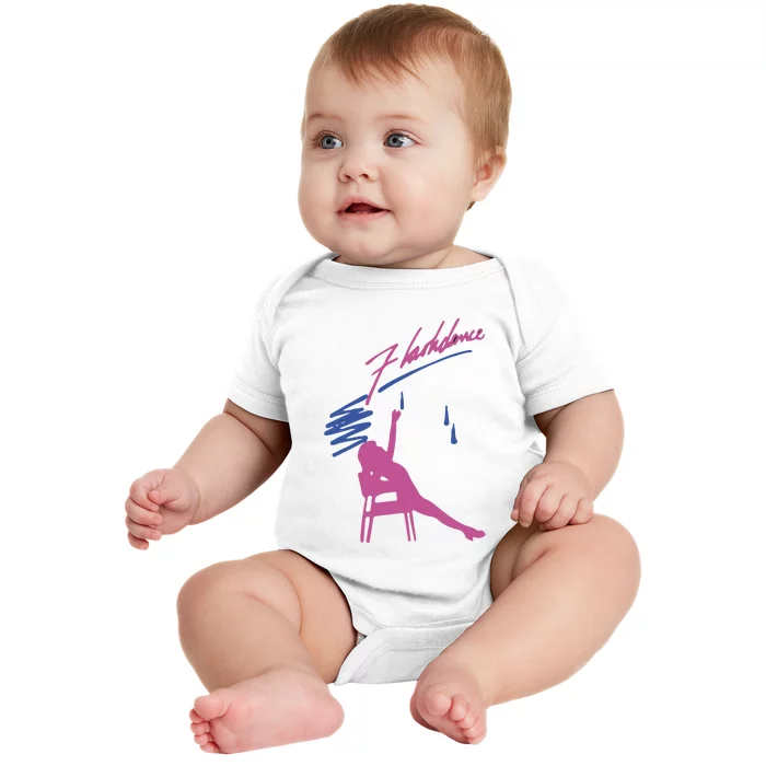 Flashdance 80s Movie Baby Bodysuit