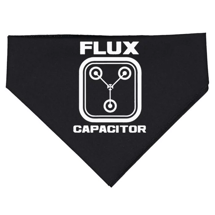 Funny 80S Vintage Movie Flux Capacitor USA-Made Doggie Bandana